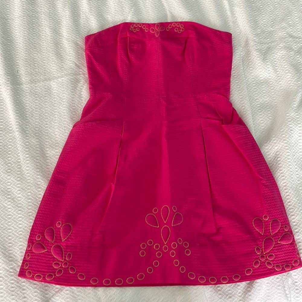 Lilly Pulitzer Strapless Dress Size 10